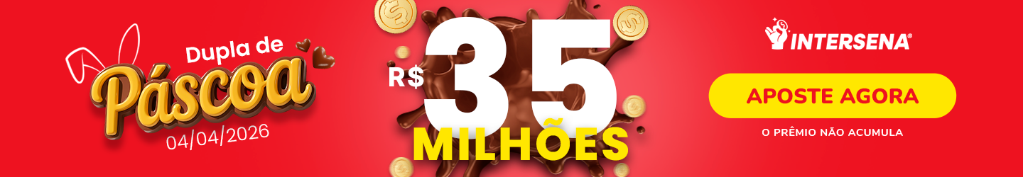 Dupla Sena de Páscoa 35 Milhões